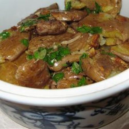 hand Smashed Potatoes