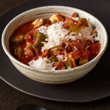Chicken and Smoked-Sausage Gumbo