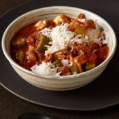 Chicken and Smoked-Sausage Gumbo
