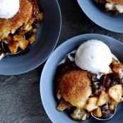 Drop-Biscuit Pear and Dried Cherry Cobbler