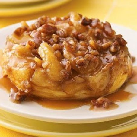 Upside-Down Caramel-Apple Biscuits