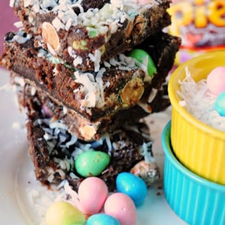 Easter Egg Magic Gooey Bars