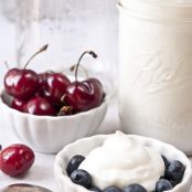 Healthy Homemade Greek Yogurt (fat-free)
