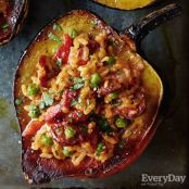 Paella Stuffed Squash