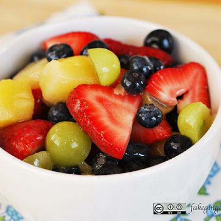 Sugar-free Pina Colada Fruit Salad