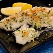 Garlic Crumb-Crusted Tilapia