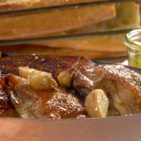 Roasted Garlic Clove Chicken