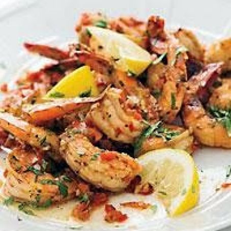 Creole Shrimp with Garlic and Lemon