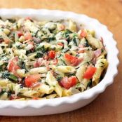 Prosciutto, Spinach, and Pasta Casserole