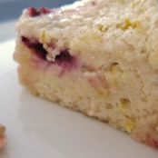 Blueberry Angel Food Cake