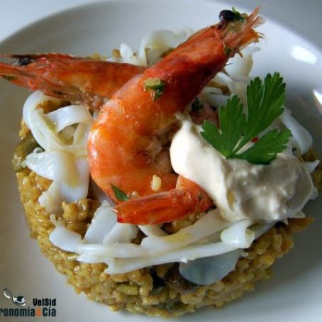 ARROZ CON CALAMAR Y ALL I OLI