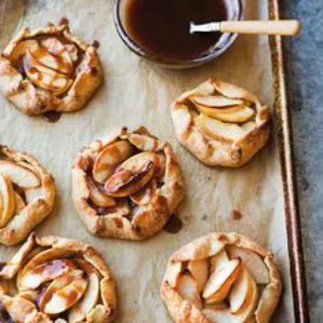 Apple Galettes with Salted Caramel