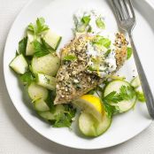 Greek Chicken with Cucumber Salad