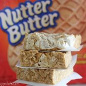 Chewy No-Bake Nutter Butter Bars