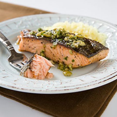 Gas-Grilled Salmon Fillets