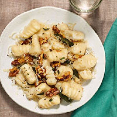 Gnocchi with Butter, Sage and Walnuts