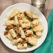 Gnocchi with Butter, Sage and Walnuts