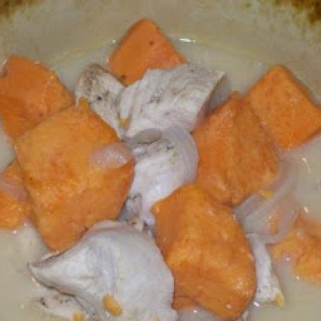Chicken and Sweet Potatoe Stoup