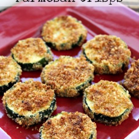 Baked Zucchini Parmesan Crisps
