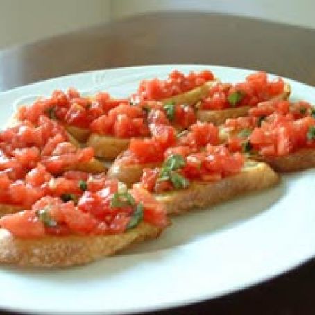 Bruschetta with Tomato and Basil Recipe