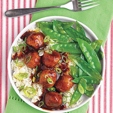 Meatballs in Tangy Asian Sauce