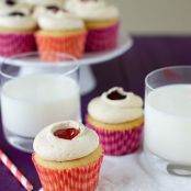 Peanut Butter and Jelly Cupcakes | Annie's Eats