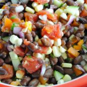 Cowboy Caviar (Black-Eyed Pea and Hominy Salad)