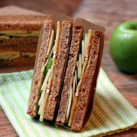 Travel: Apple & Brie Sandwich w/Apricot-Ginger Chutney