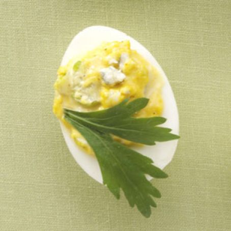 Slim Buffalo Deviled Eggs