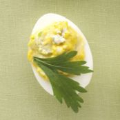 Slim Buffalo Deviled Eggs