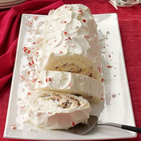 Peppermint Cake Rolls