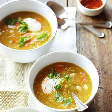 Mexican White Bean Soup