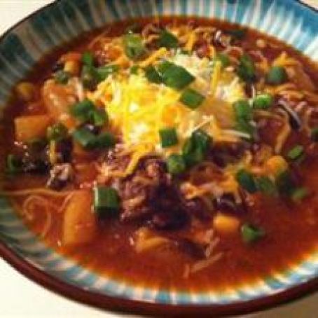 Sweet Pork Chili - Slow Cooker