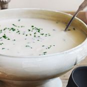 Cauliflower Soup with Crème Fraîche Recipe