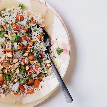 Nutty Carrot Pilaf