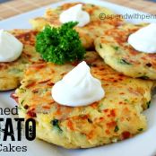 Loaded Mashed Potato Cakes