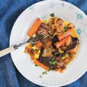 HONEY AND BEER–BRAISED SHORT RIBS