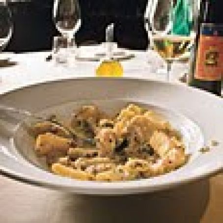 Rigatoni with Shrimp and Calamari