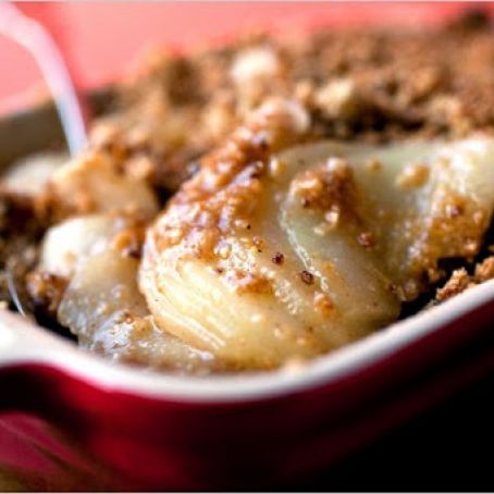 PEAR GINGER CRUMBLE
