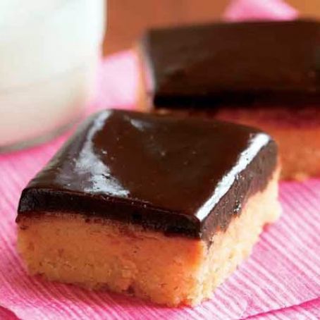 Peanut Butter & Chocolate Shortbread Bars