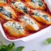 Spinach and Ricotta Stuffed Shells