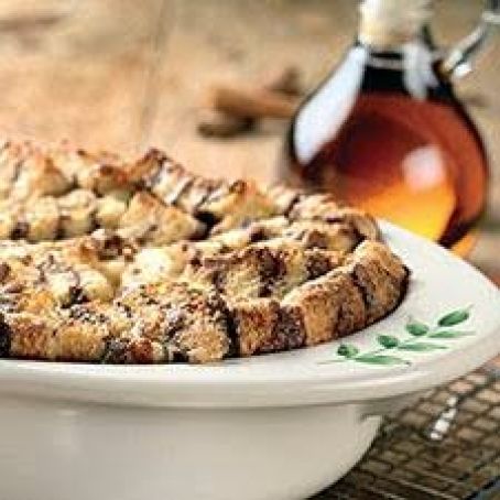 Cinnamon-Filled Bread Pudding