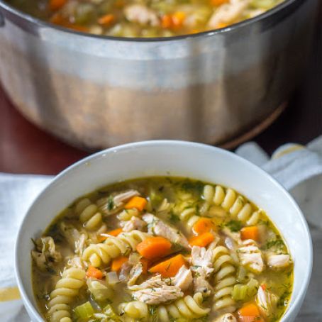 “Flu Fighter” Chicken Noodle Soup – 12 Tomatoes
