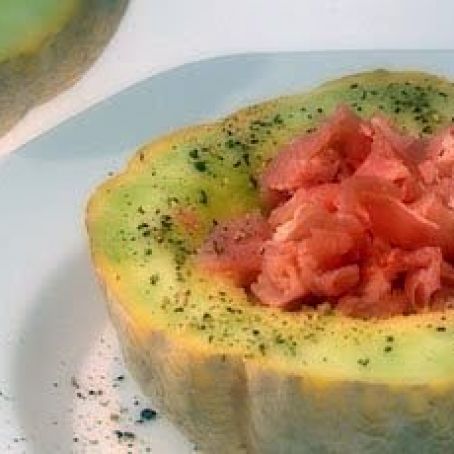 Canteloupe with Proscuitto and Port