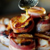 Scallops - Bacon Wrapped with Chili Butter