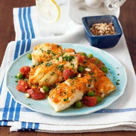 SPANISH MONKFISH WITH PINE NUT SAUCE