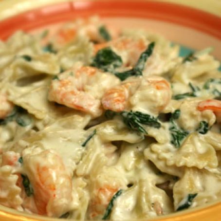 Shrimp & Spinach Alfredo