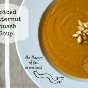 Spiced Butternut squash soup