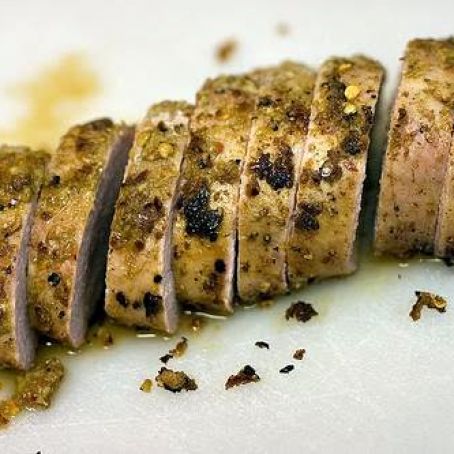 Peppered pork tenderloins