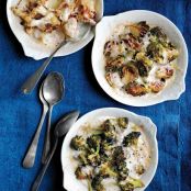 Baked Cauliflower, Broccoli or Brussels Sprouts Custard